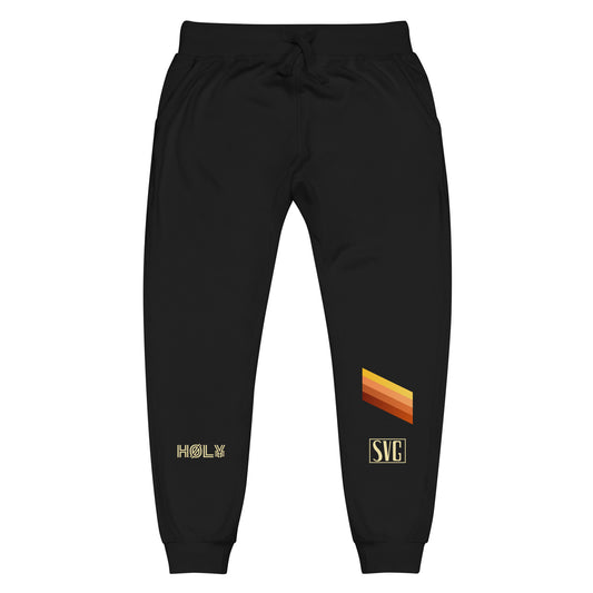 Vintage Ombré Sweatpants Premium Joggers Black / Maroon - Urban Fall Fashion