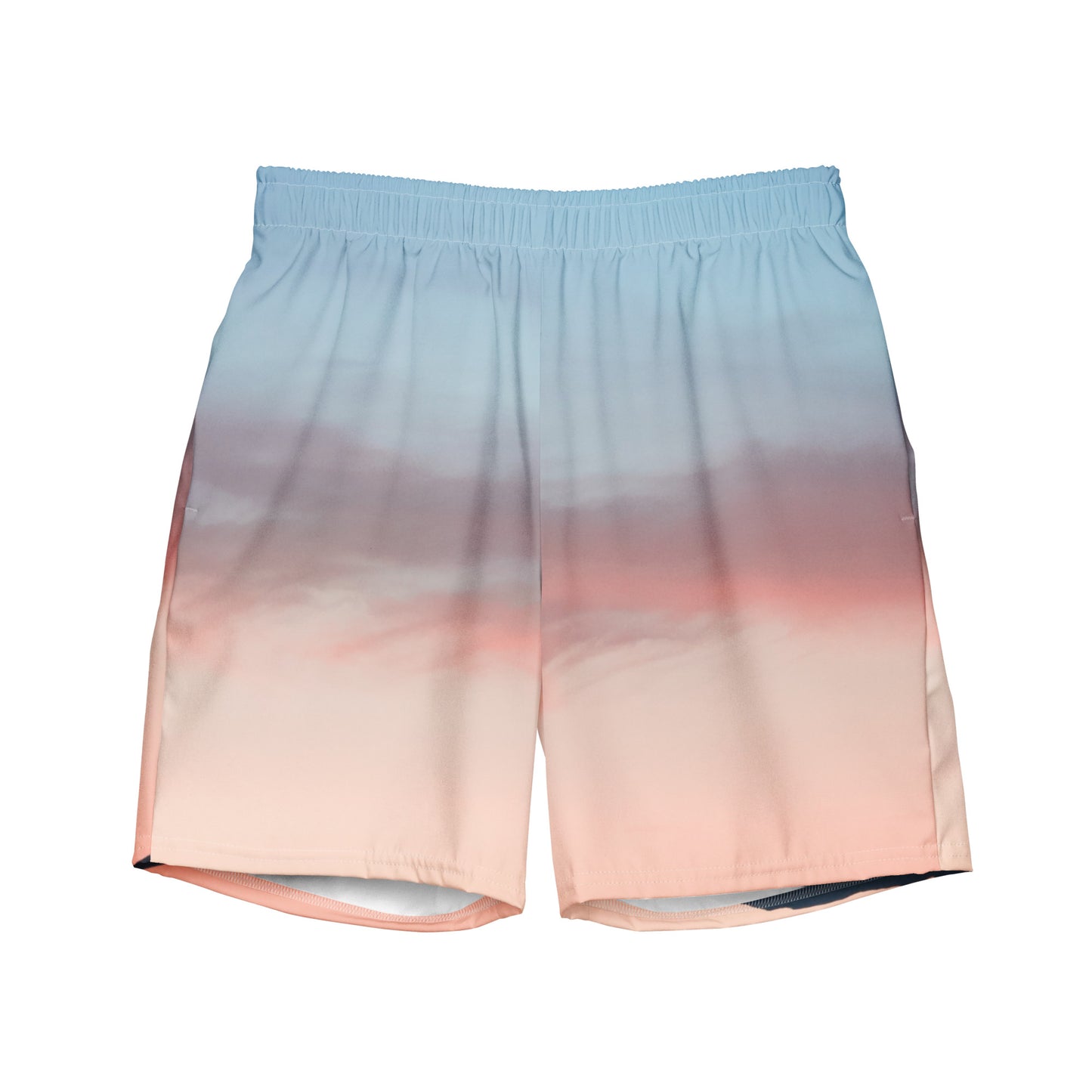 Recycled Mens Swim Trunks - “Horizon” - Quick-Dry Classic by Holy Savage