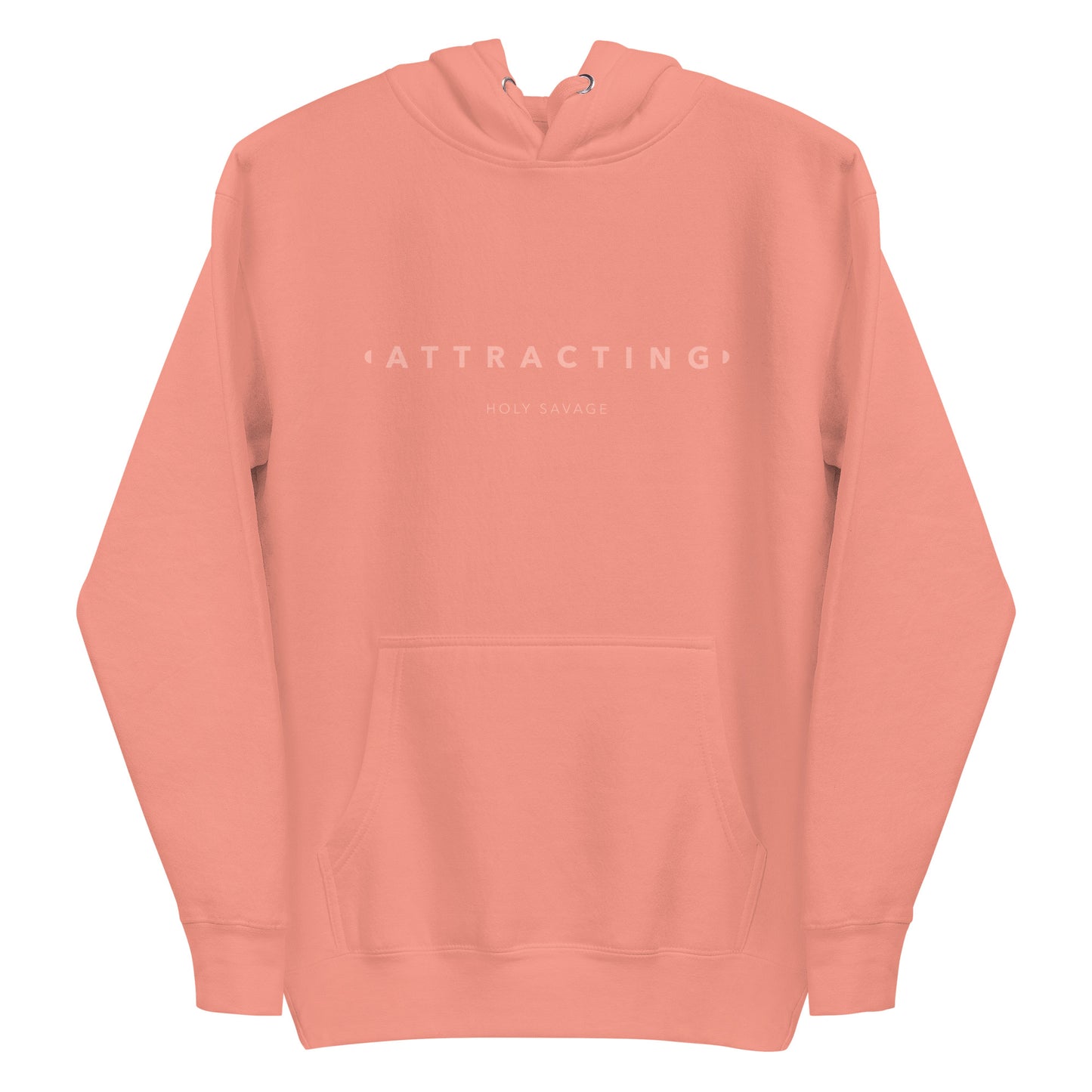 Monochrome Rose Hoodie Minimalistic 'Attracting' Design - Premium Comfort by Holy Savage