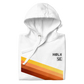 Premium White Hoodie - Vintage Ombré - Urban Fall Fashion - Holy Savage