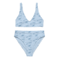 High-Waist Bikini Set Clean Cut Classic Fit - "Blue Baby" by Holy Savage