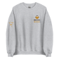 Cozy Crewneck Sweatshirt - “Sweater Weather” Penguin in Tan Design by Holy Savage