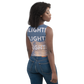 Enlighten Blue Crop Top Sleeveless - Holy Savage