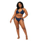 Recycled String Bikini - "Midnight Tide" Tie Style Set by Holy Savage