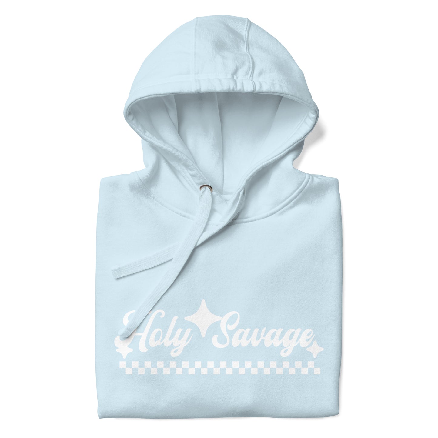 Soft Premium Hoodie - Vintage Design White - Holy Savage