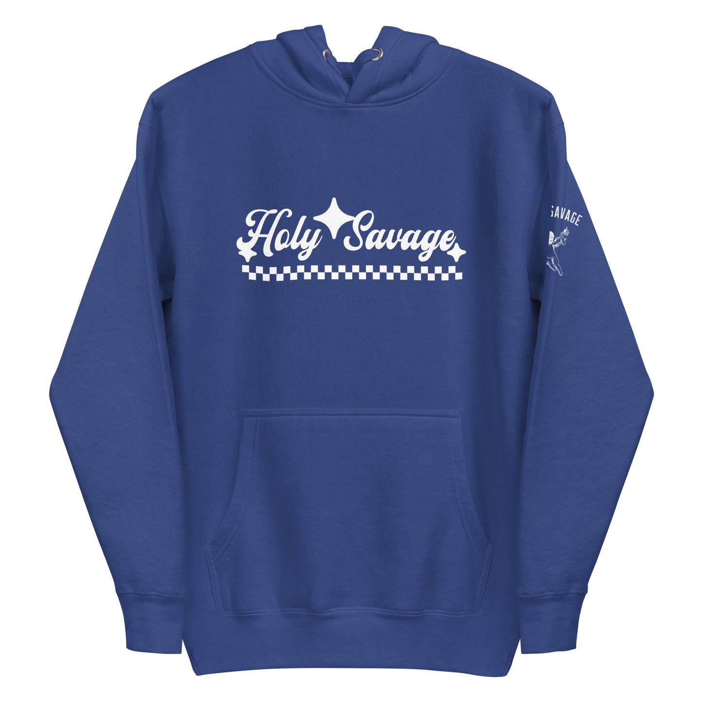 Soft Premium Hoodie - Vintage Design White - Holy Savage