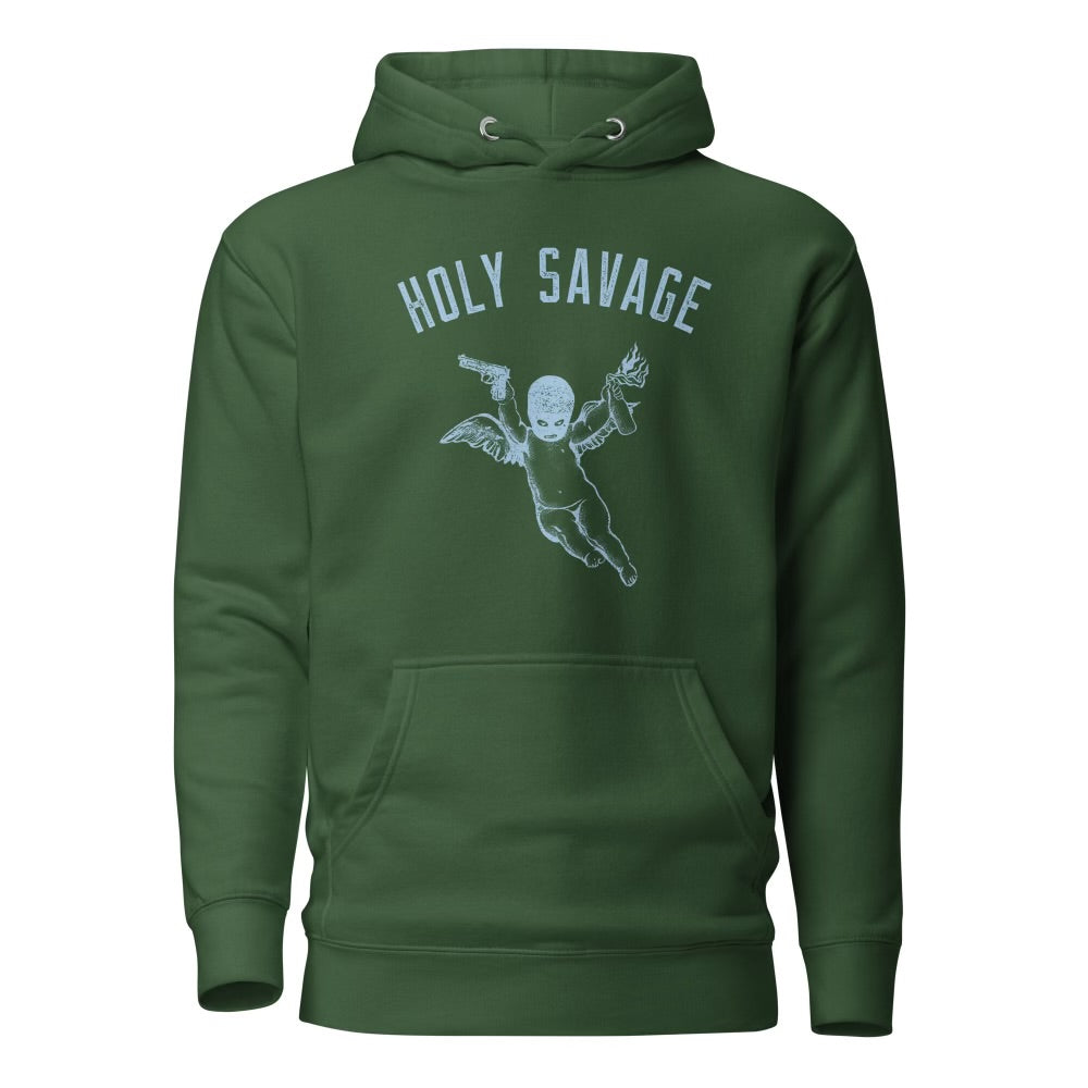 Soft Premium Hoodie - Ice Blue - Holy Savage