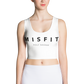 Sleeveless Flex Crop Top -  White and Black - Misfit -Holy Savage