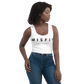 Sleeveless Flex Crop Top -  White and Black - Misfit -Holy Savage