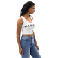 Sleeveless Flex Crop Top -  White and Black - Misfit -Holy Savage