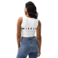 Sleeveless Flex Crop Top -  White and Black - Misfit -Holy Savage