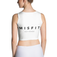 Sleeveless Flex Crop Top -  White and Black - Misfit -Holy Savage