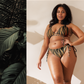 String Bikini - "Savage Tiger" Tie Style Set by Holy Savage
