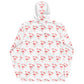 Lightweight Hooded Holy Savage Windbreaker - Red and White