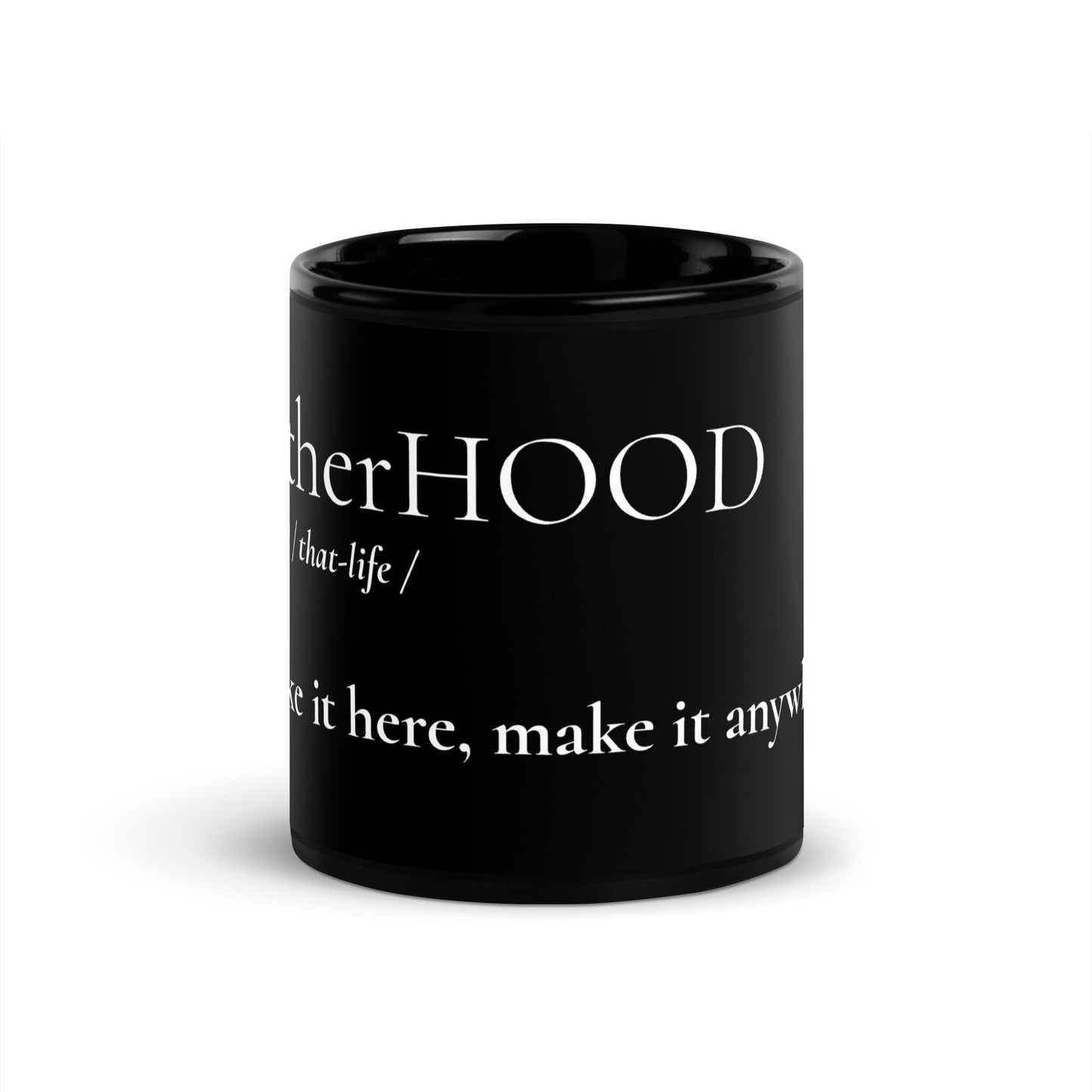 FatherHOOD Mug - Black - Holy Savage