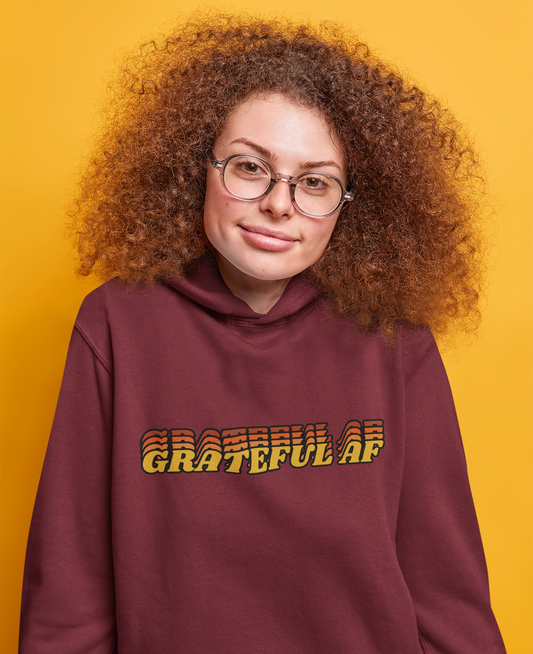 Soft Premium Hoodie - Grateful AF - Fall Fashion - Holy Savage