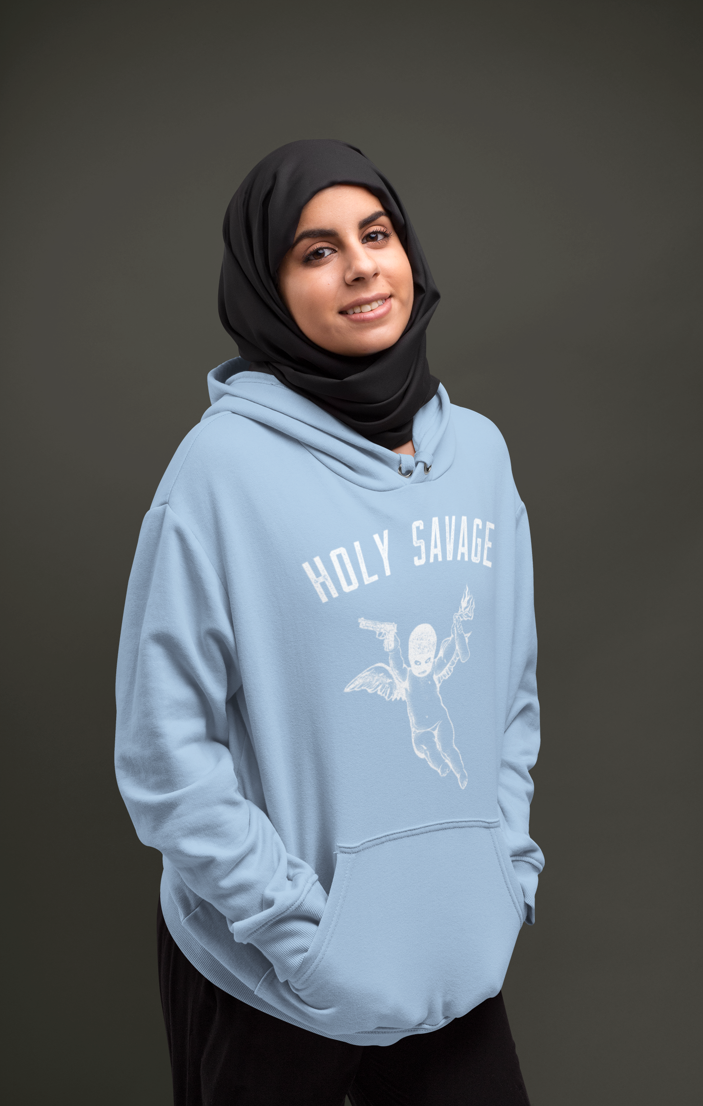 Comfy Classic Heavy Blend Hoodie - Holy Savage