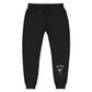 Fleece Lined Joggers Sweatpants Premium Comfort - Minimalist White “Holy Savage” Design
