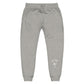 Fleece Lined Joggers Sweatpants Premium Comfort - Minimalist White “Holy Savage” Design