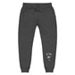 Fleece Lined Joggers Sweatpants Premium Comfort - Minimalist White “Holy Savage” Design