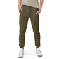 Fleece Lined Joggers Sweatpants Premium Comfort - Minimalist Black “Holy Savage” Design