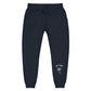 Fleece Lined Joggers Sweatpants Premium Comfort - Minimalist White “Holy Savage” Design