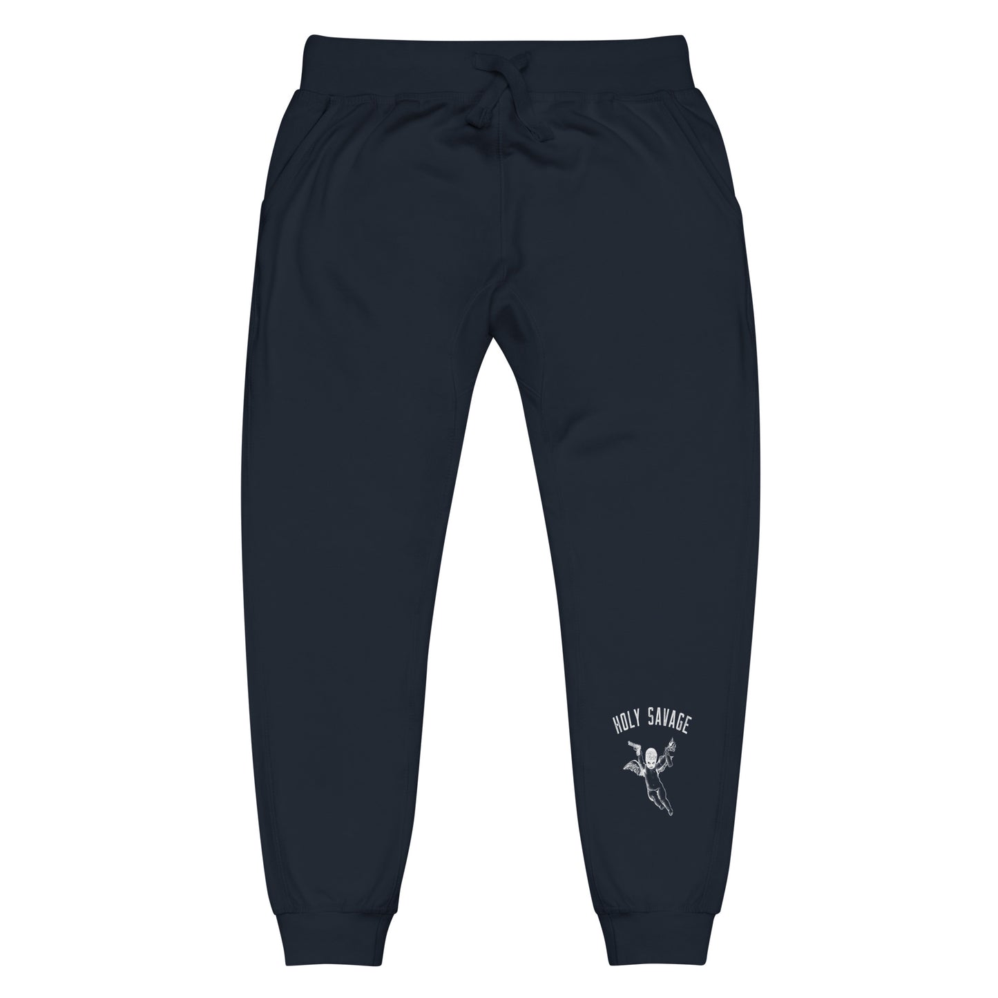 Comfy Fleece Sweatpants/ Joggers - White - Holy savage