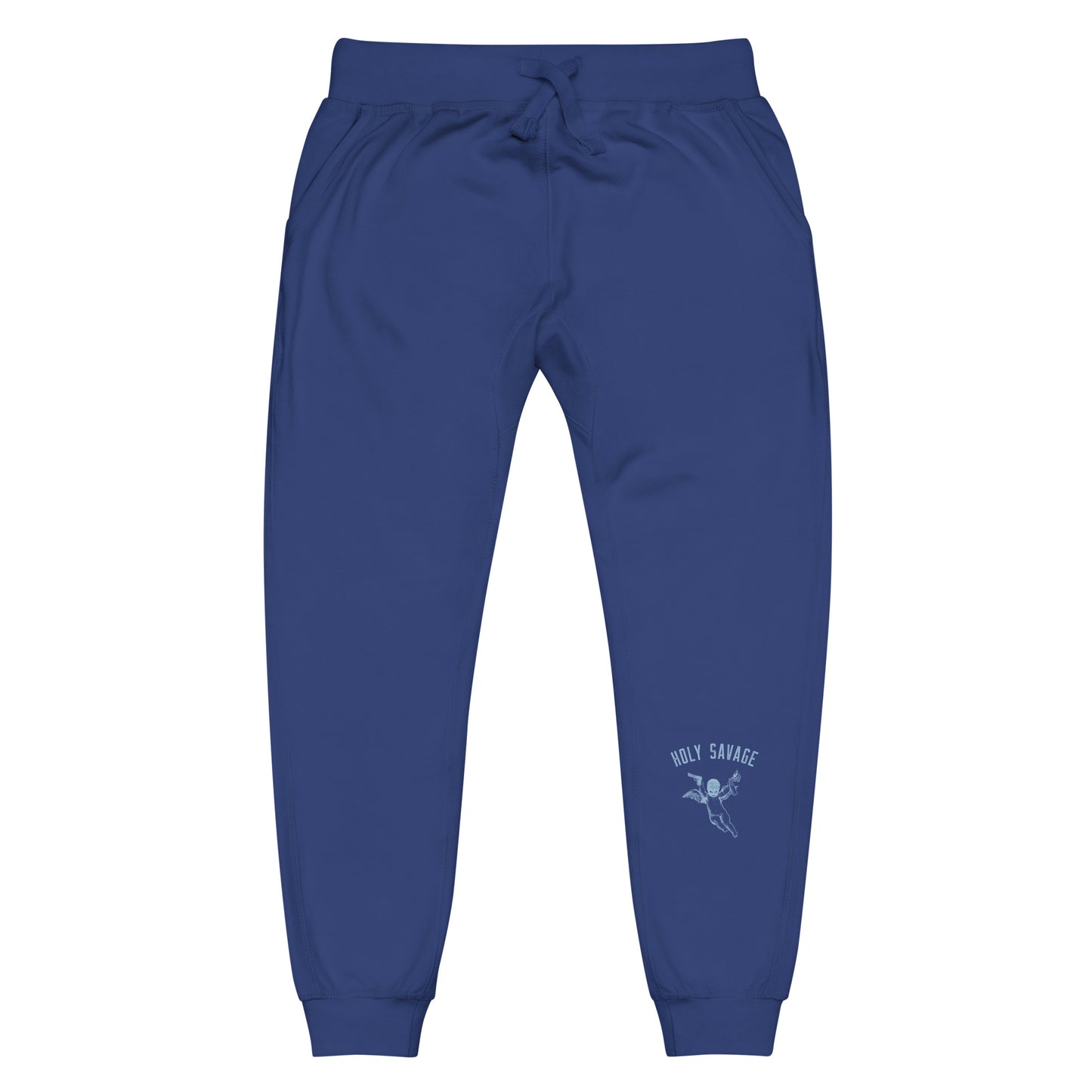 Comfy Fleece Sweatpants / Joggers - Ice Blue - Holy Savage