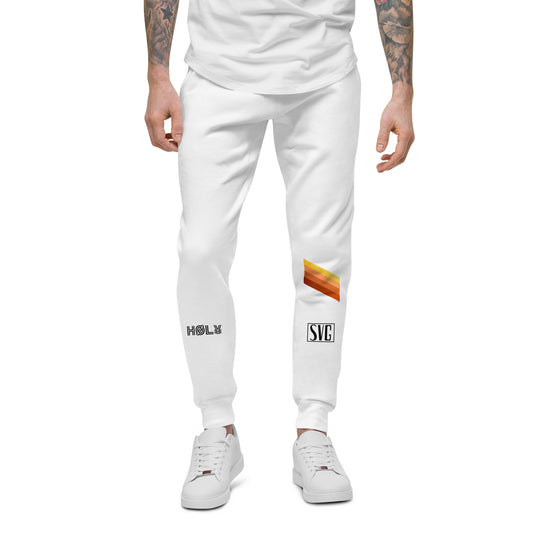 White Sweatpants Joggers -Vintage Ombré - Urban Fashion - Holy Savage