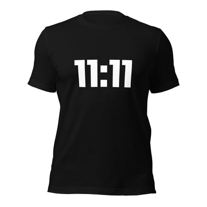 “11:11” Angel Numbers Comfy Graphic Tee - White “11:11” Divine Design by Holy Savage