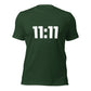 “11:11” Angel Numbers Comfy Graphic Tee - White “11:11” Divine Design by Holy Savage