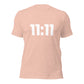 “11:11” Angel Numbers Comfy Graphic Tee - White “11:11” Divine Design by Holy Savage