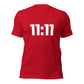 “11:11” Angel Numbers Comfy Graphic Tee - White “11:11” Divine Design by Holy Savage