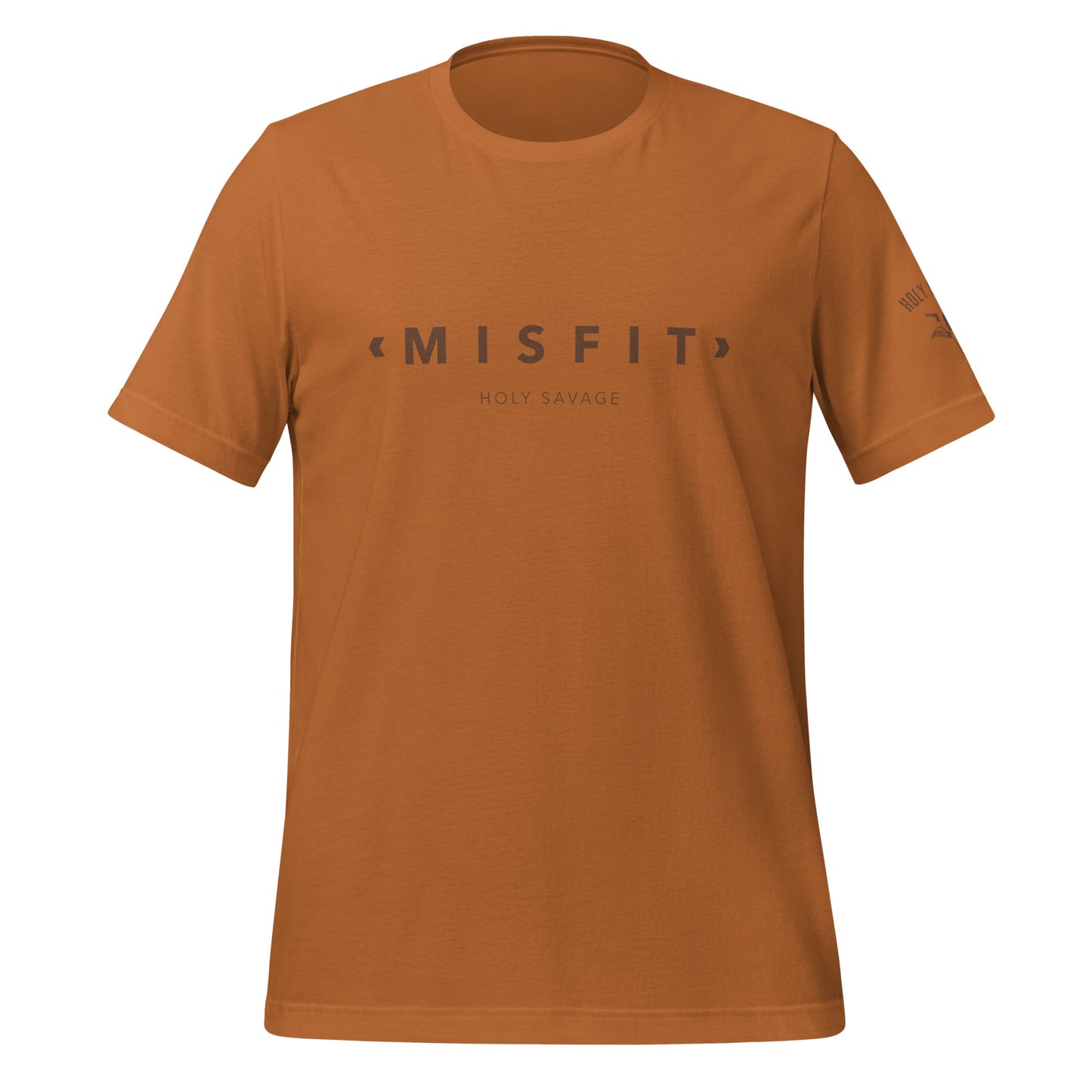 Comfy Quality T-shirt - Fall Brown Misfit - Holy Savage