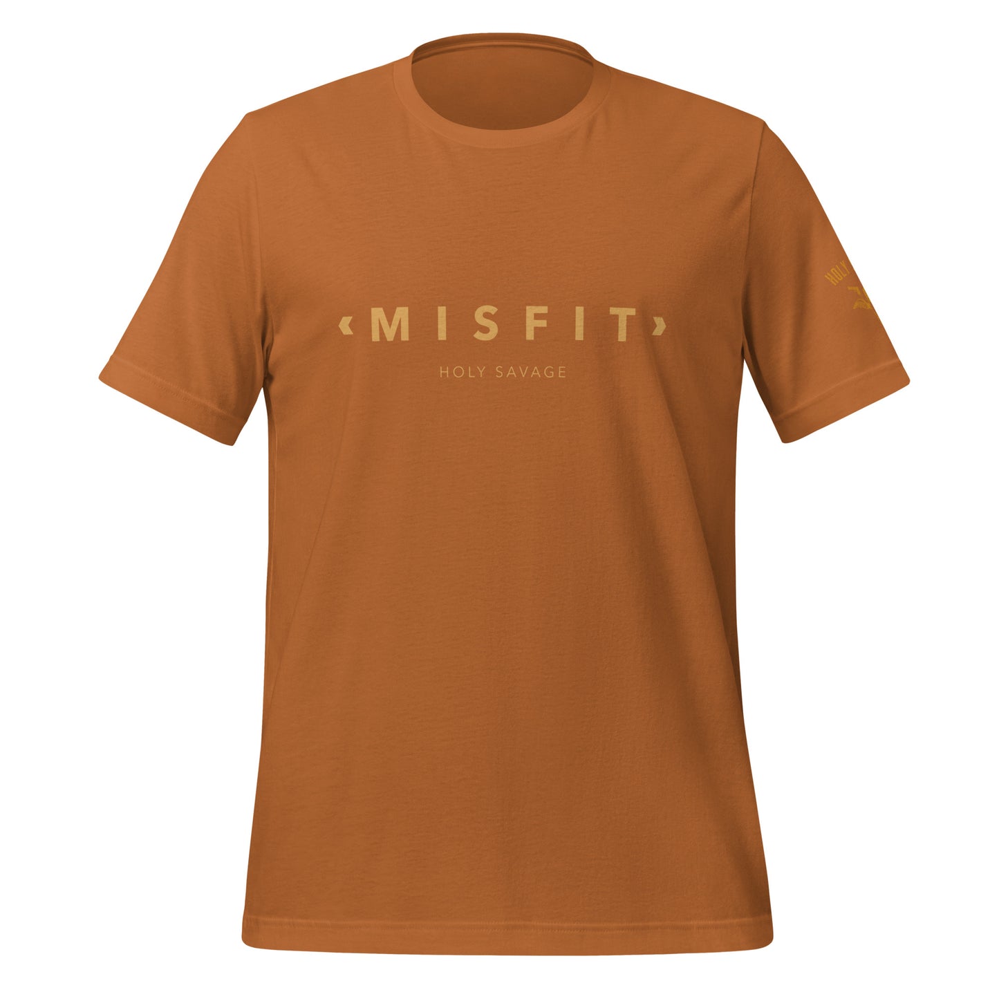 Comfy Quality T-shirt - Fall Gold Misfit - Holy Savage