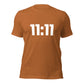 “11:11” Angel Numbers Comfy Graphic Tee - White “11:11” Divine Design by Holy Savage