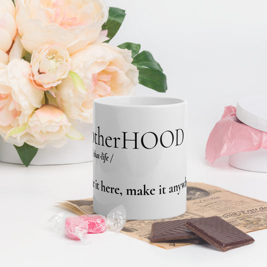 MotherHOOD Mug -  White - Holy Savage