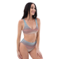 Recycled High-Waist Bikini Set - “Horizon” - Clean Cut Classic Fit by Holy Savage