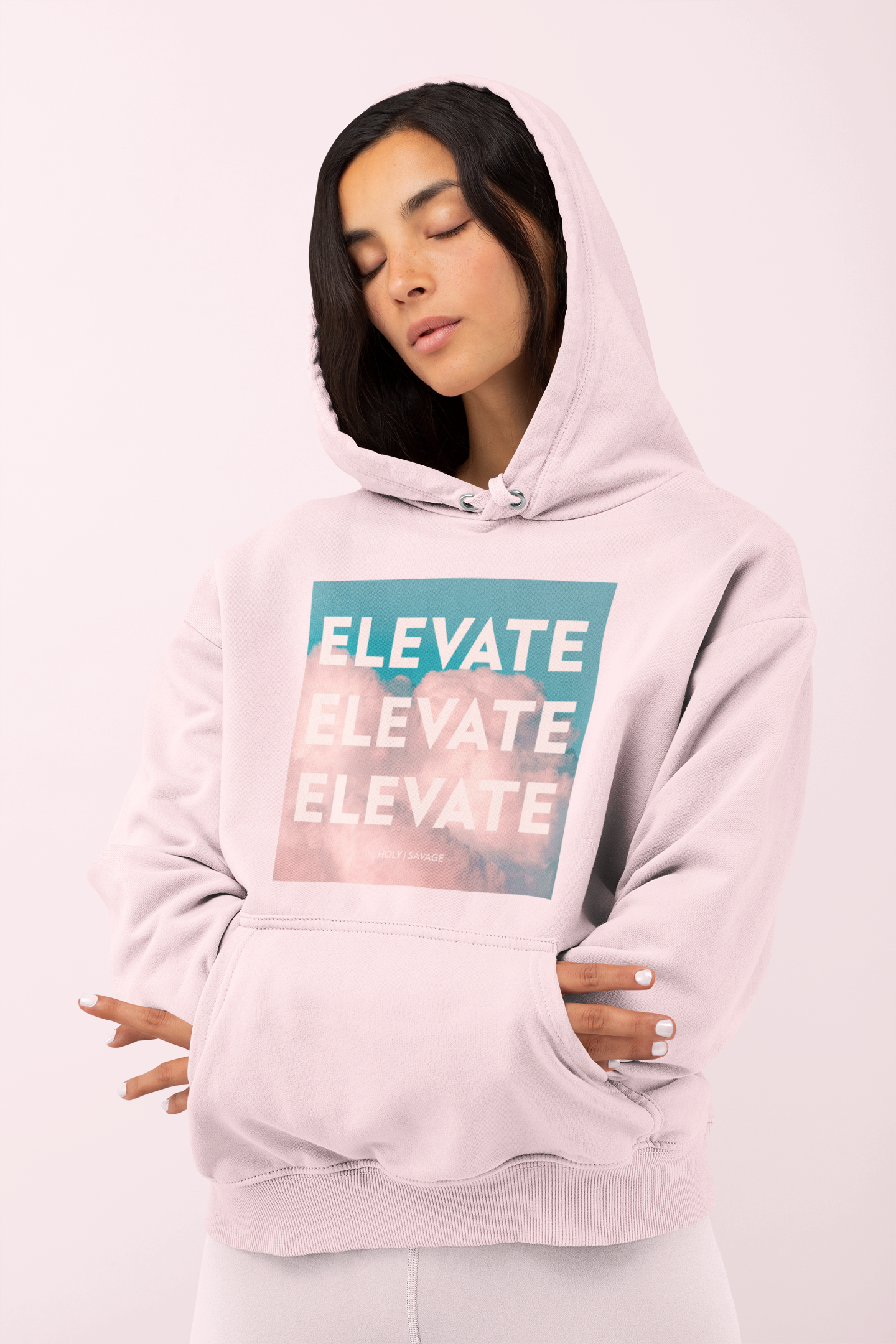 Elevate Light Unisex Classic Hoodie - Holy Savage