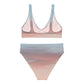 Recycled High-Waist Bikini Set - “Horizon” - Clean Cut Classic Fit by Holy Savage