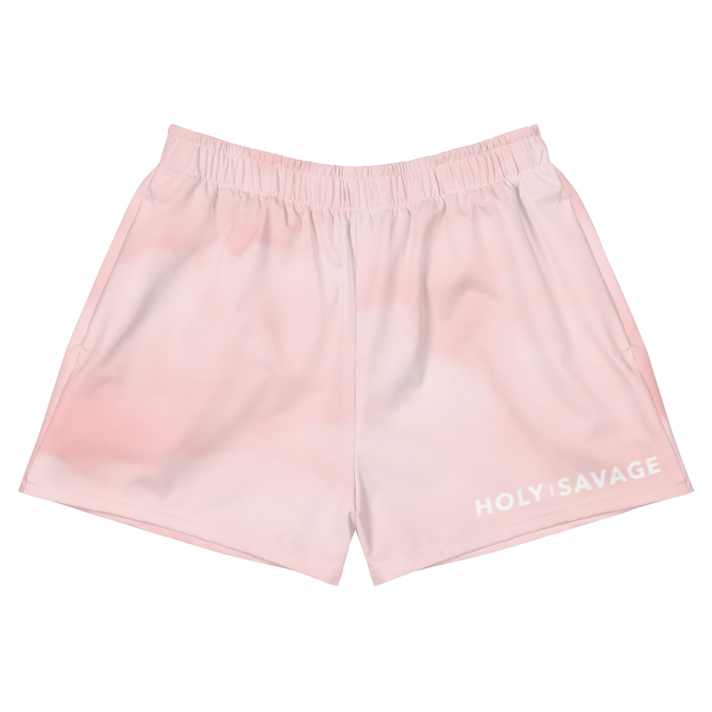 Women’s Athletic Shorts - Pink Powder - Holy Savage