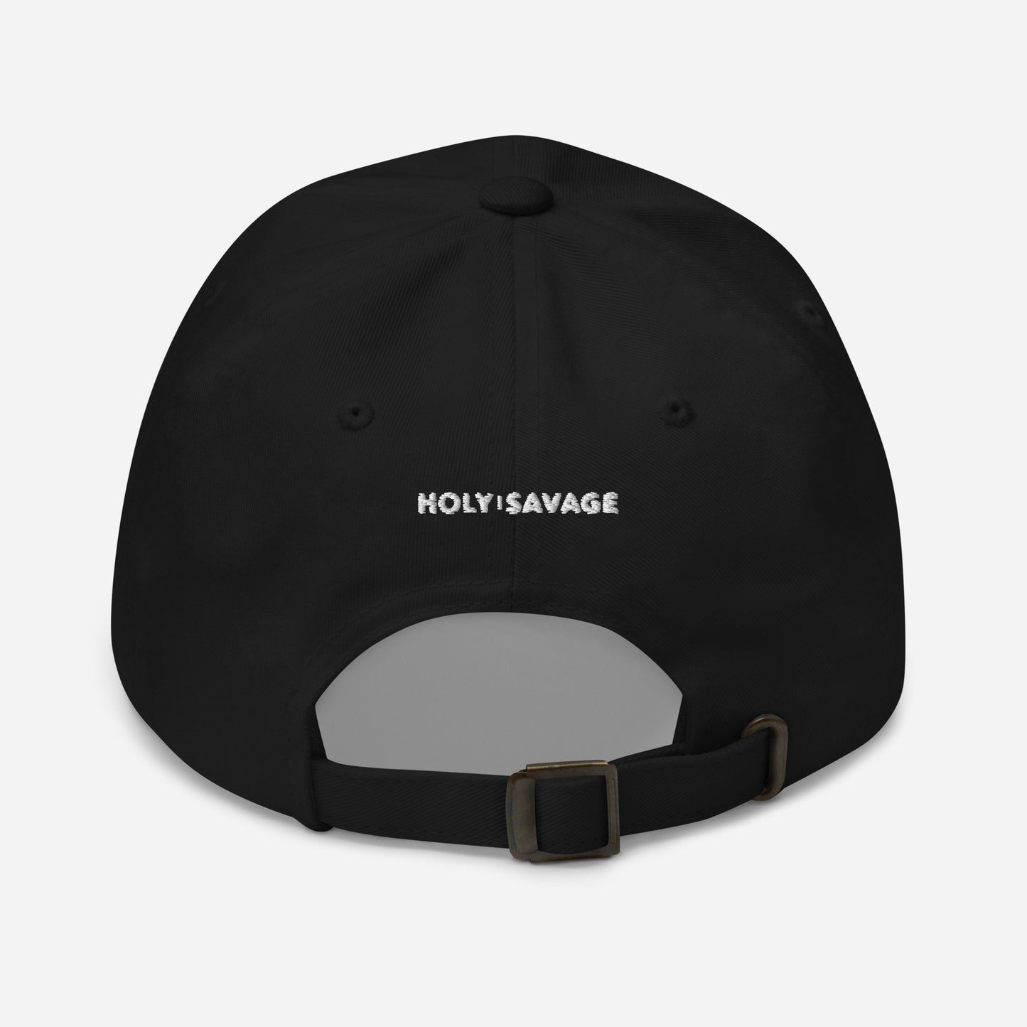 11:11 White Embroidered Dad Cap - Holy Savage