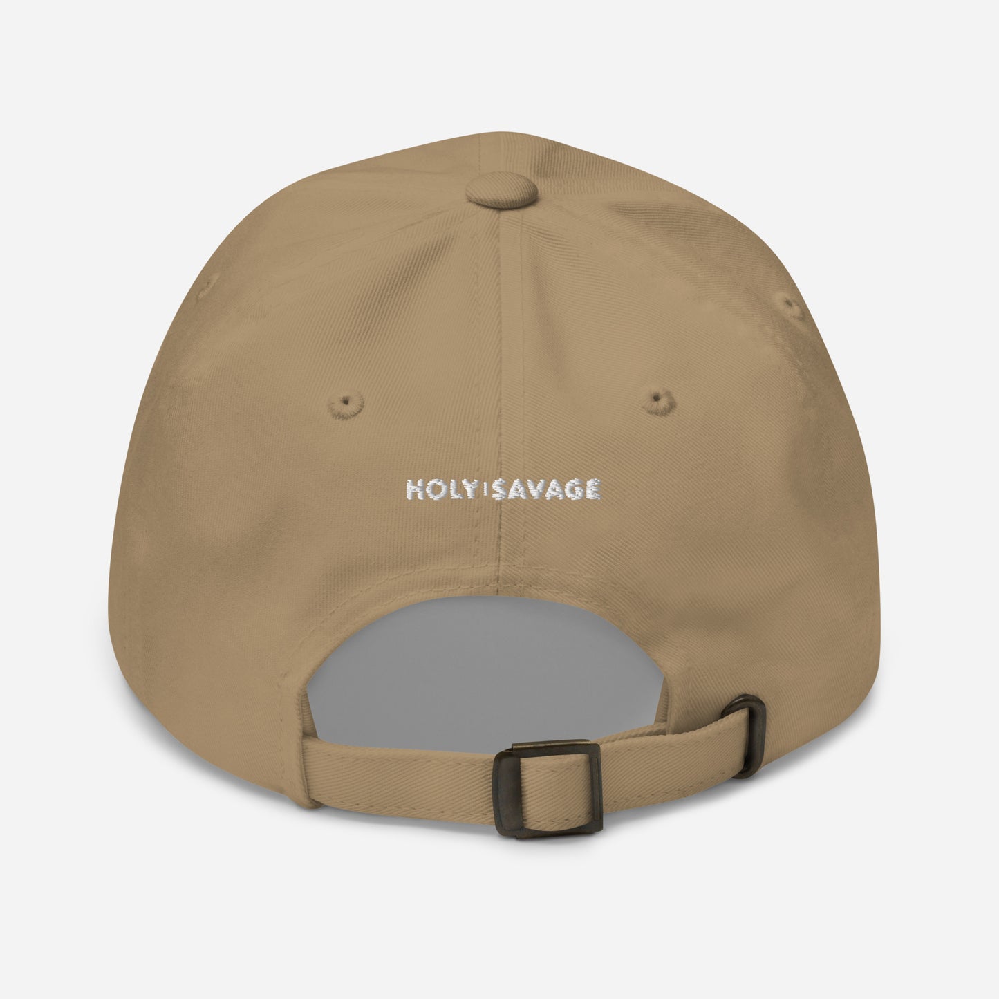 11:11 White Embroidered Dad Cap - Holy Savage