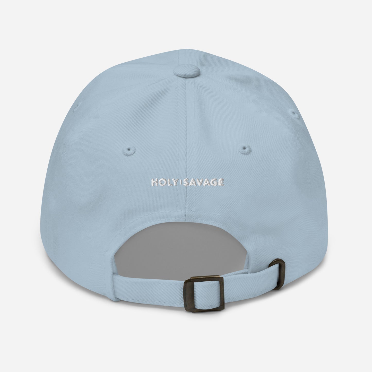 11:11 White Embroidered Dad Cap - Holy Savage