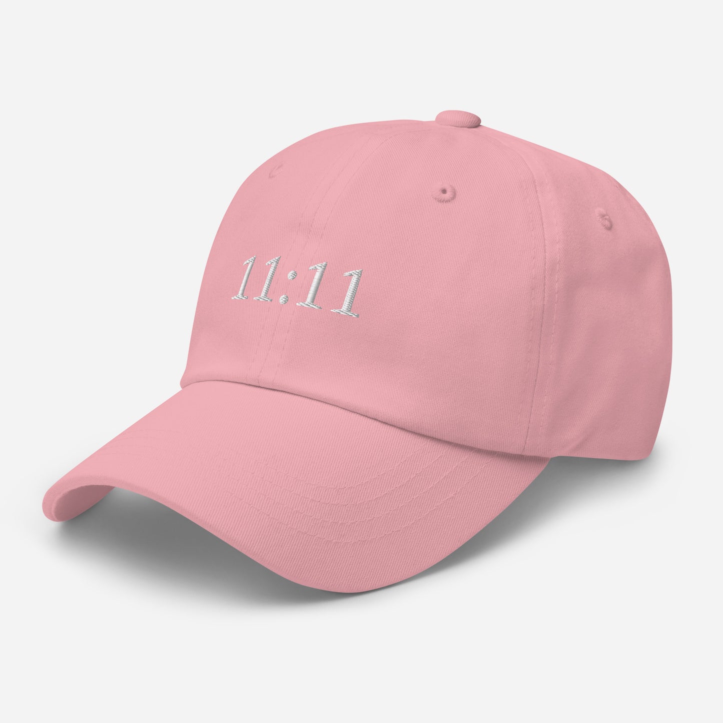 11:11 White Embroidered Dad Cap - Holy Savage