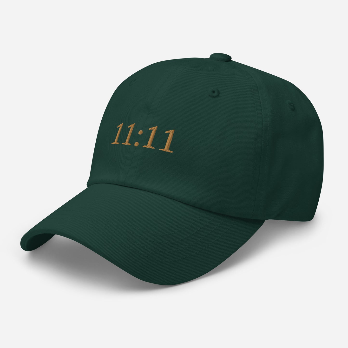 11:11 Gold Embroidered Dad Cap - Holy Savage