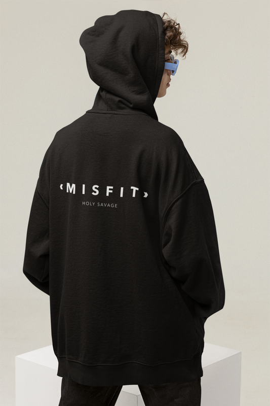 Misfit White Unisex Heavy Blend Premium Hoodie - Holy Savage