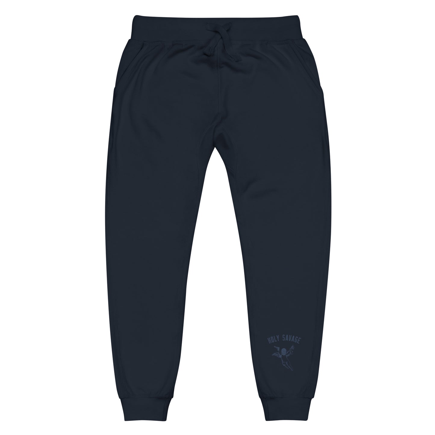 Deep Blue Fleece Sweatpants/Joggers - Holy Savage