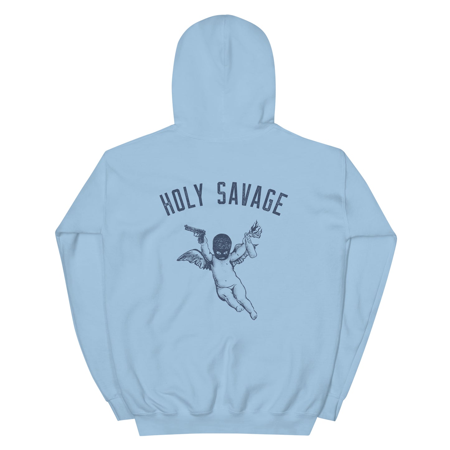 Comfy Classic Hoodie - Holy Savage Deep Blue