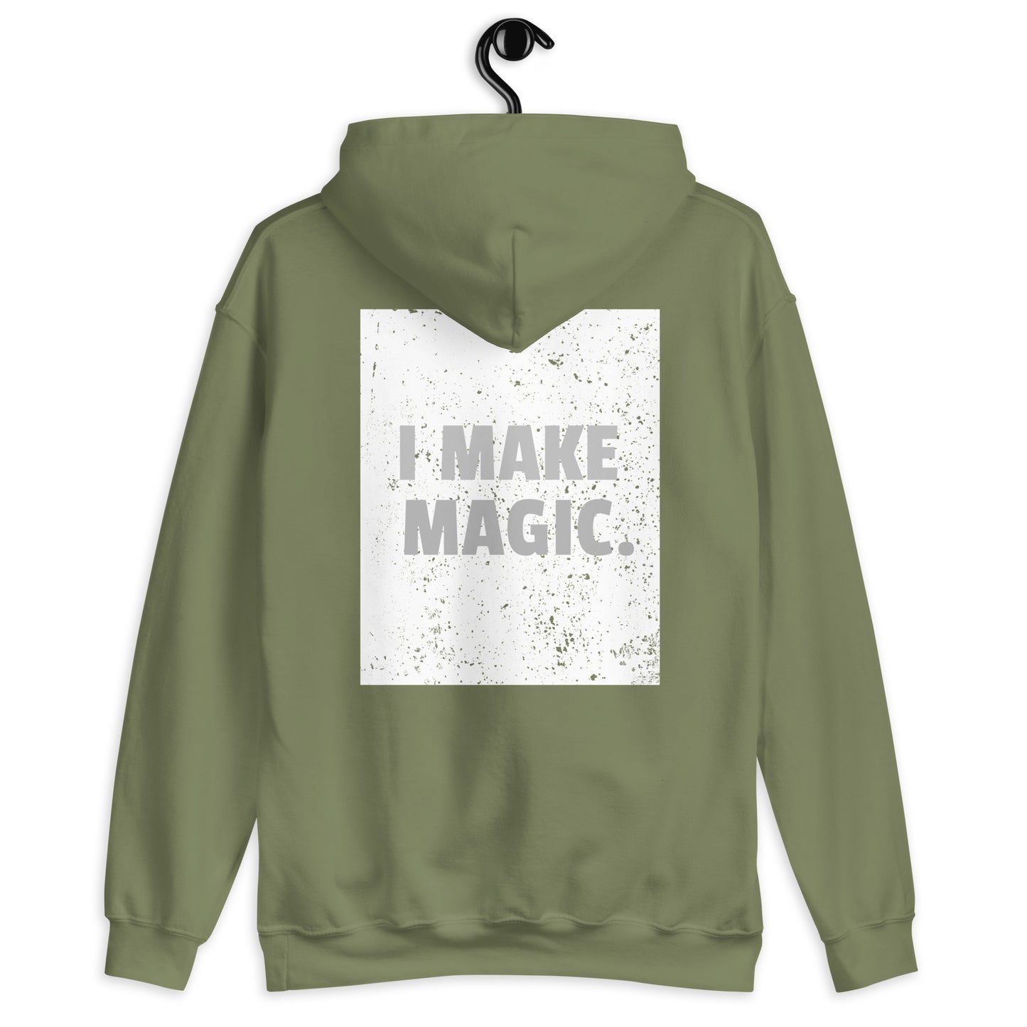 I Make Magic Grey And White Unisex Heavy Blend Premium Hoodie - Holy Savage